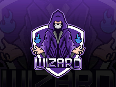 Wizard - Esport Logo branding business design esport graphic illustration logo vector wizard