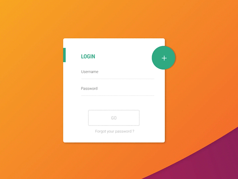 Login | Register by Mo on Dribbble