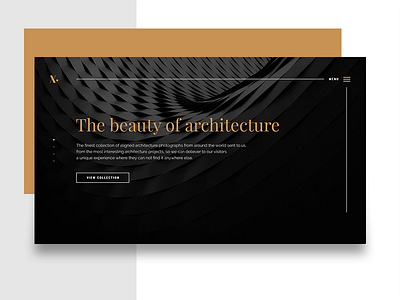 EX Homepage architecture beauty branding homepage logo luxury site ui user interface website