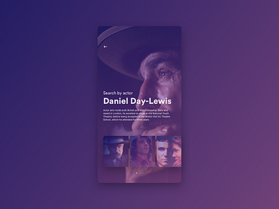 DANIEL app clean digital experience everyday gradient interface minimal profile sketchapp ui web