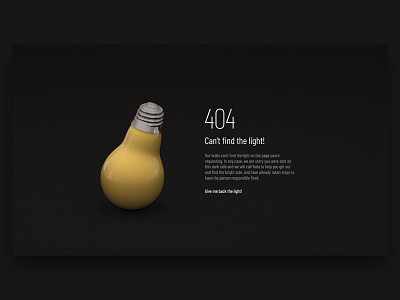 404 3d 404 app c4d clean everyday experience interface minimal sketchapp ui web