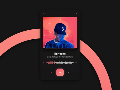 PLAYER app clean everyday experience gradient interface minimal music player player sketchapp ui web