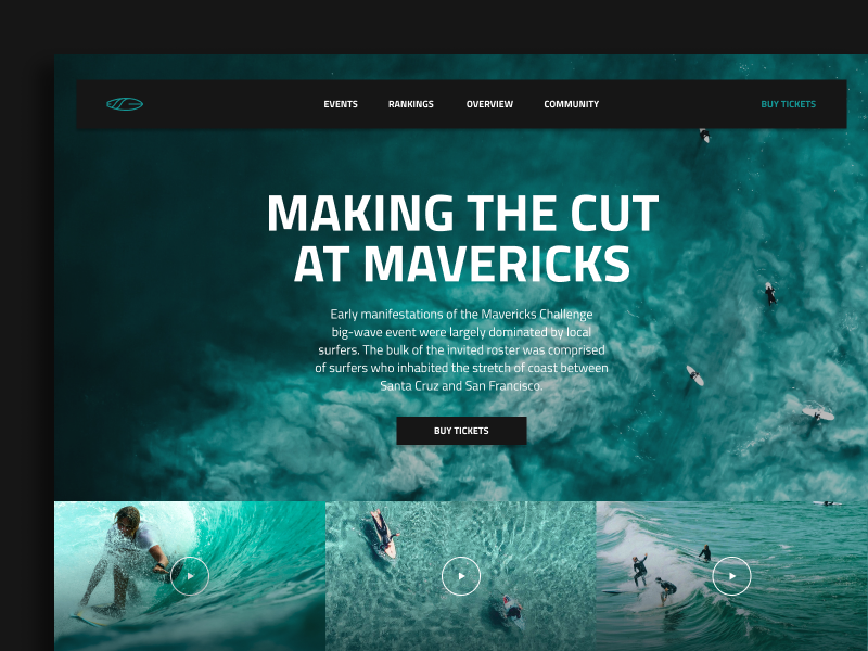 MAVERICKS nature app clean surf mavericks minimal ui web interface experience everyday sketchapp