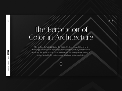 PERCEPTION app architecture building clean everyday experience geometry interface minimal sketchapp ui web