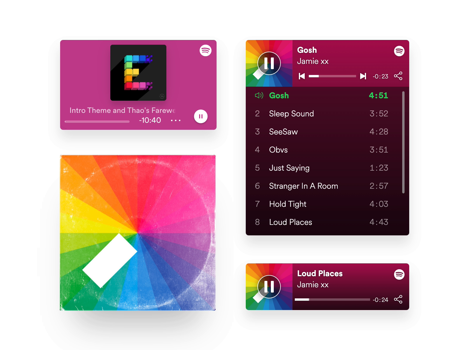 how to check your spotify color palette