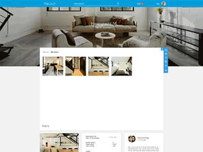 Poutch photo carousel animation blocks poutch real estate website