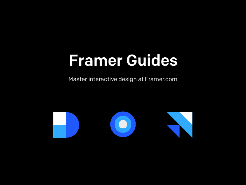 Framer Guides code collaborate design framer guides interactive programming prototype