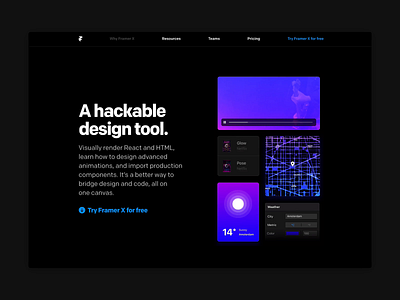 Why Framer X - Development components design development framer kit prototype prototyping react