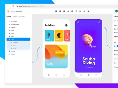 Framer Web Beta beta collaborate design framer prototype web