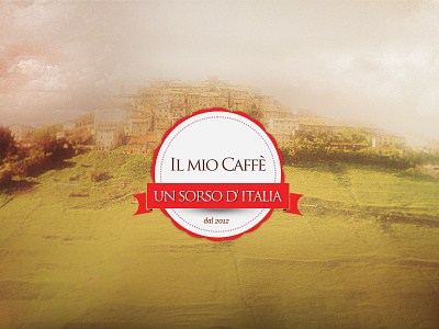 Erosbalazs Ilmiocaffe brand caffe drink italy landing page logo webdesign