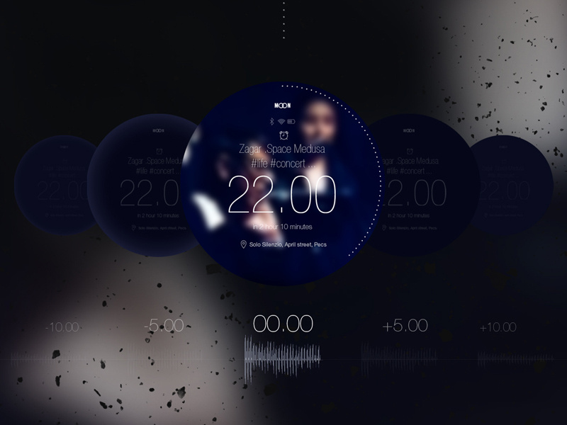 Smartswatch Moon Notification signal process smart smartwatch watch iwatch moon devices signal event notification process