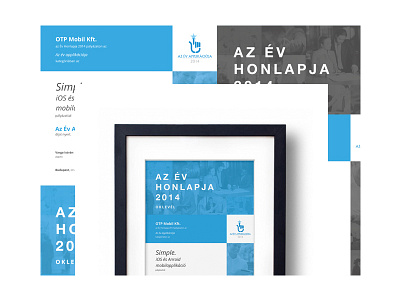 Website of the Year Competition, diploma graphic design