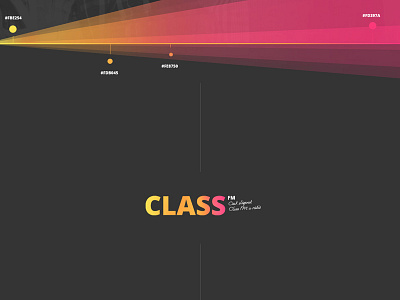 ClassFM Radio Logo and website redesign concept