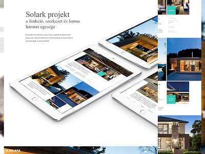 Solark Luxury Home clean concept design minimal responsive web webdesign