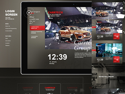 Carrtech Smart Board UI Concept