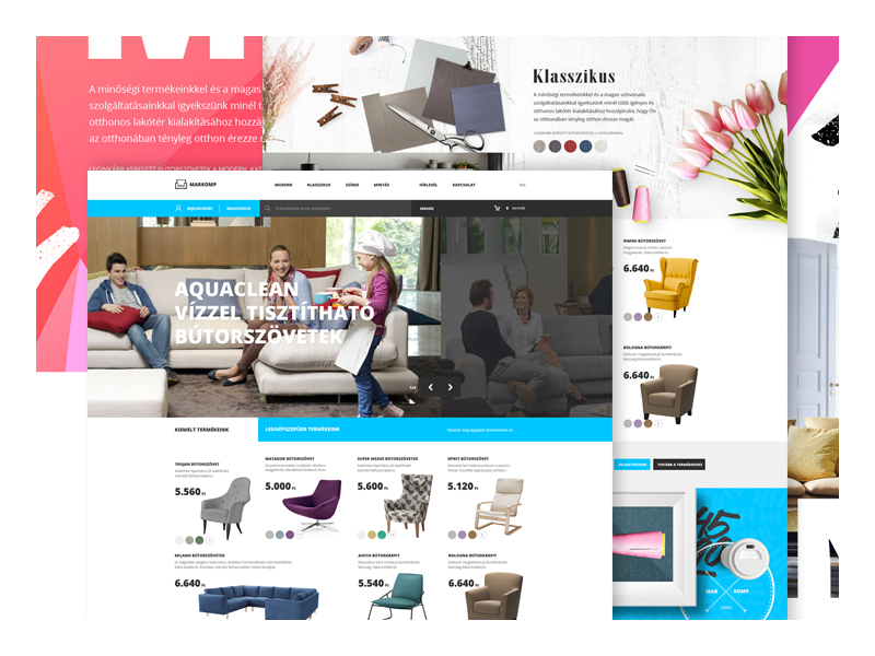 Markomp website design concept by Balazs Eros on Dribbble