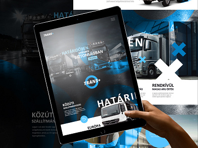 Transplus responsive main site design concept for tab/ipad android design erosbalazs hungary ios mobile responsive ui web webdesign website