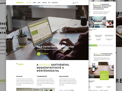 Modulo. The framework for electronic administration android design erosbalazs hungary ios mobile responsive ui web webdesign website