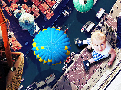 Ballons in Venice, Italy ballons indesign italy manipulation photo photography photoshop retouch selfie venice