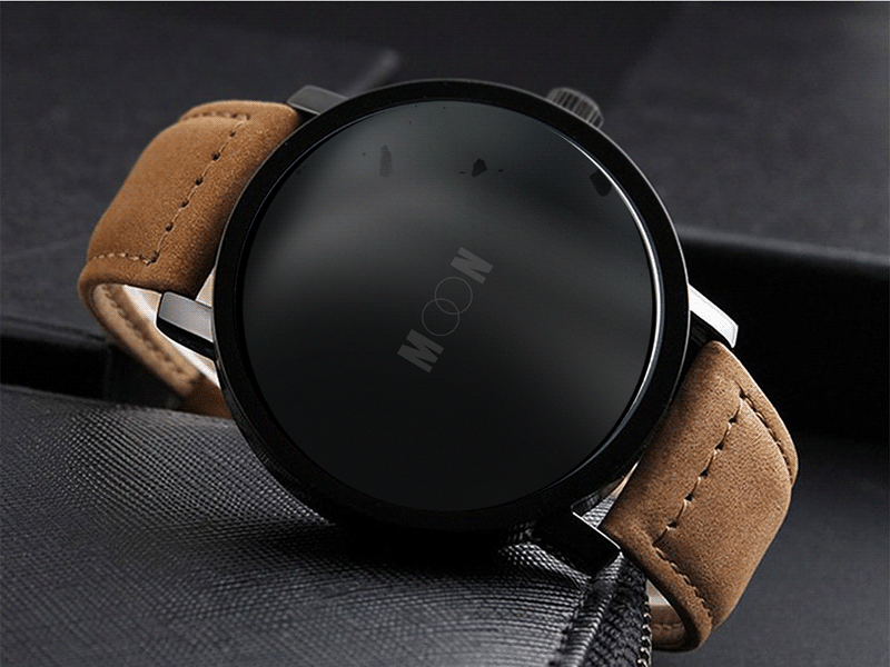 MOON Smartwatch UI design concept android clock devices event screen moon smart smartwatch time ui ux watch wear