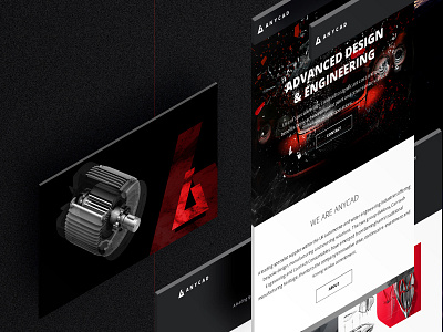 Anycad responsive website design concept