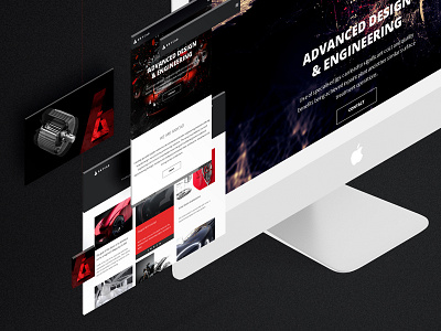 Anycad responsive website design concept