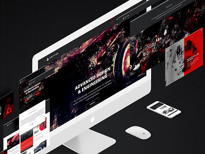 Anycad responsive website design concept