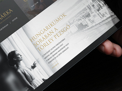 Törley Pezsgőpincészet responsive website design concept