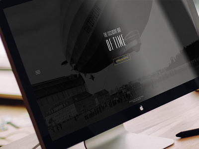 Zeppelin Watch Collection responsive website design concept