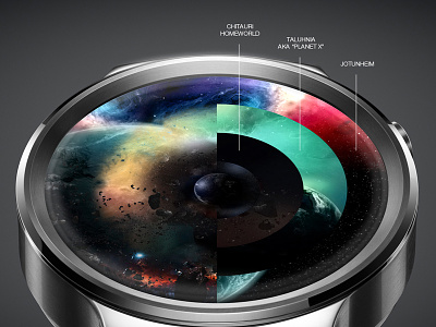 Avengers UI Concept for android watch, scenes android avengers clock concept design huawei iwatch smartwatch time ui user interface watch