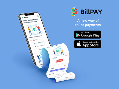 BillPay App Concept app design application branding design developer ui