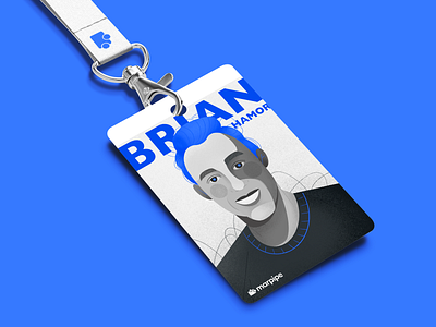 Team Spotlight - Brian card cartoon creative design flat id illustration illustrator painting portrait