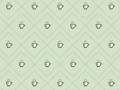 Tea Pattern - Icon Prints: Drinks Series