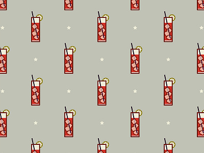 Mixed Pattern - Icon Prints: Drinks Series