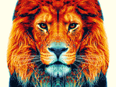 Lion - Colorful Animals