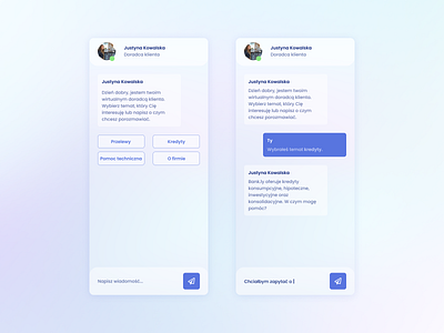 Bank.ly chat app app bank bot chat chatbot client service design glassmorhpism minimal ui ux