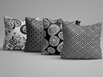 Black & White pattern design asteroid design partners decoration pattern home fashion lovin.moda pattern design patterns pillows textiles