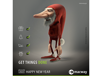 Get things Done ✔ concept graphic design idea illustration newyear2023 wishing card