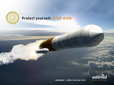 Spaceship stop aids world aids day