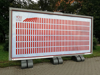 YOU START art moves 2017 billboards poland toruń