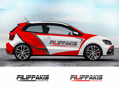 Driving School Filippakis (chiosdrive) chiosdrive design driving school logo
