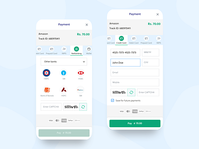 Payment Widget Gateway app credit card design netbanking payment payment app ui