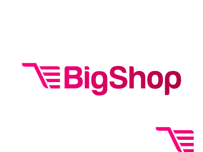 bigshop Logo Design design icon iconic logo logo logo design text besed logo web website logo