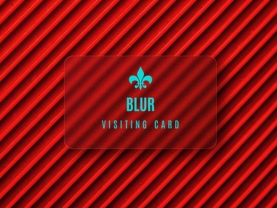 Glass/Blur Card Design For You achievements adobe photoshop art blur blurred blurry branding carddesign concept creative dribbble galss glossy inspirational redesign visitingcard