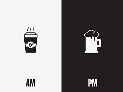 Sign of AM ~ PM 3d adobe photoshop branding dribbble graphic design icon design illustration logo motion graphics