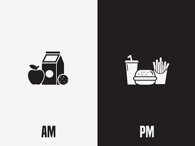 Sign of AM ~ PM 2023 am ampm branding dinner evening food icon design launch logo morning pm uiux design vector