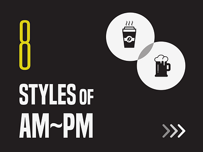 8 Styles of AM ~ PM Icon