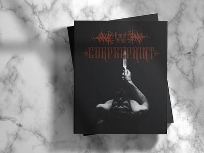 Corpsepaint Cover book book cover design editorial design graphic design