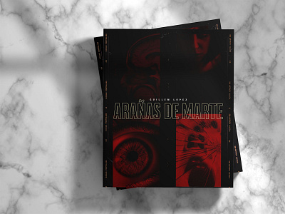 Arañas de Marte Cover book book cover design editorial design graphic design