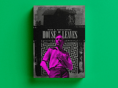 House of Leaves cover book book cover collage design editorial design graphic design graphicdesign illustration